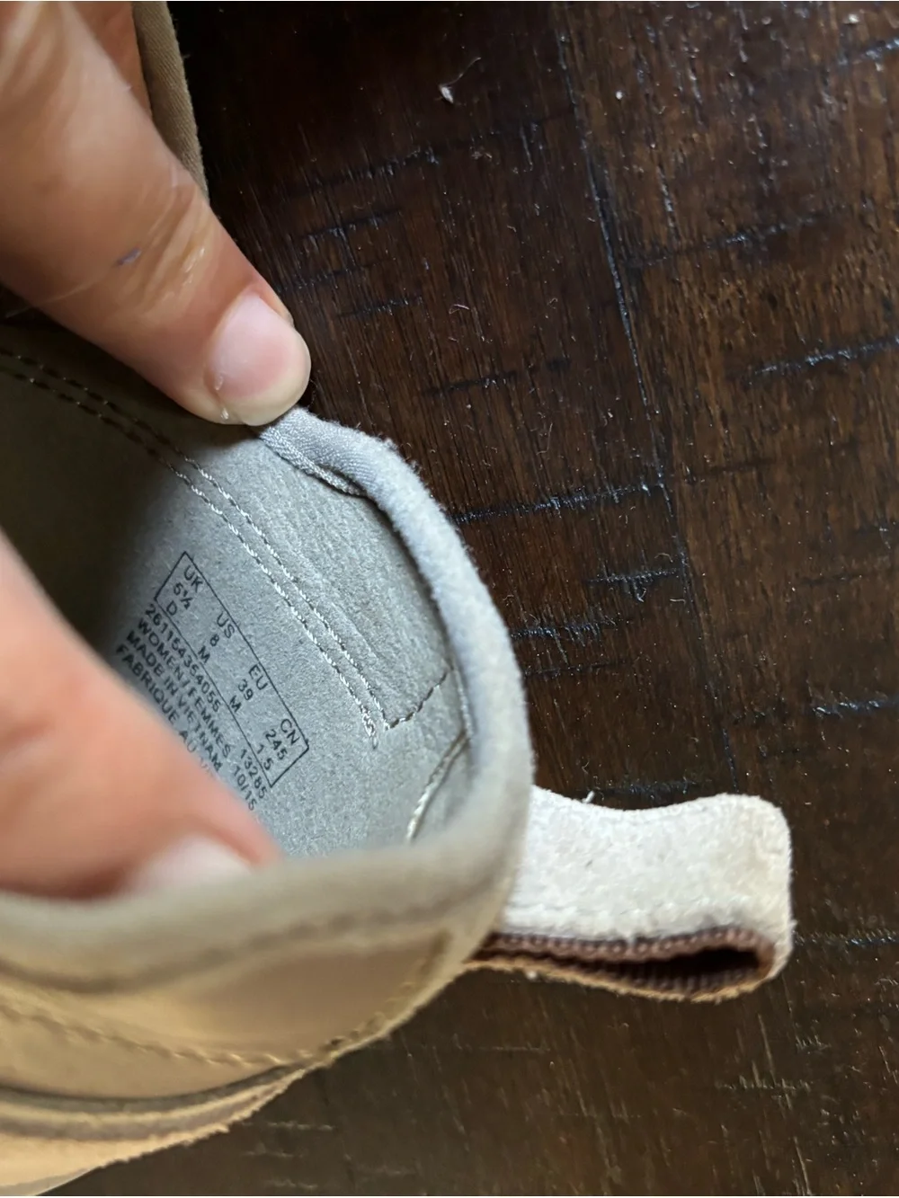 Women’s Clark Sneakers in Light Beige